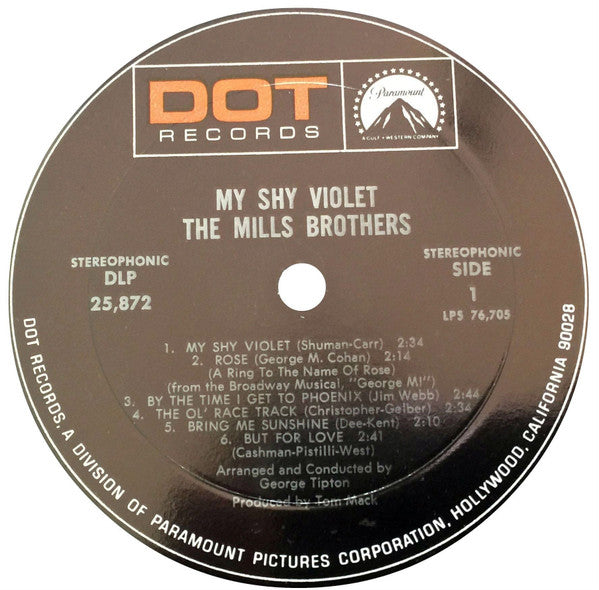 Mills Brothers, The : My Shy Violet (LP,Album)