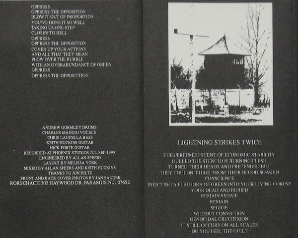 Rorschach (2) : Remain Sedate (Album)