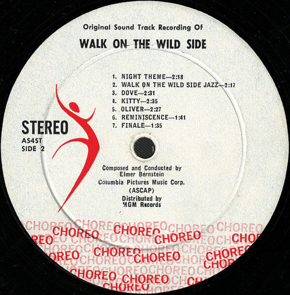 Elmer Bernstein : Walk On The Wild Side (LP,Album,Stereo)