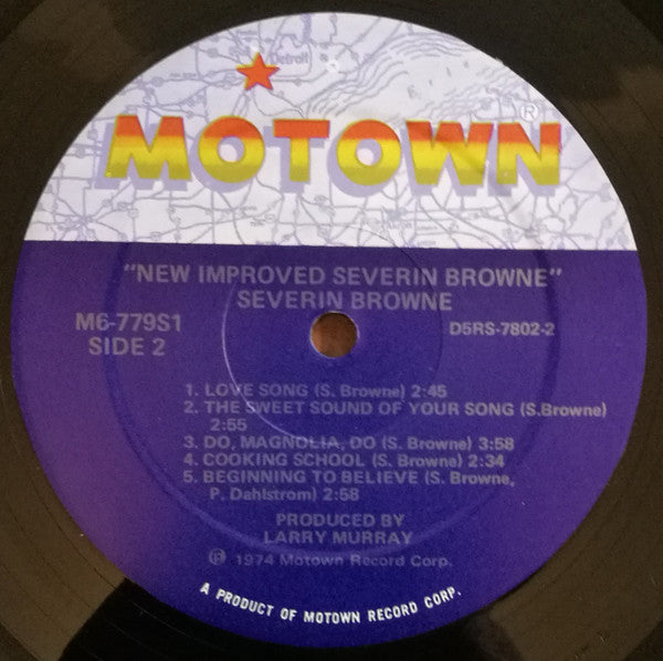 Severin Browne : New Improved Severin Browne (LP,Album,Stereo)