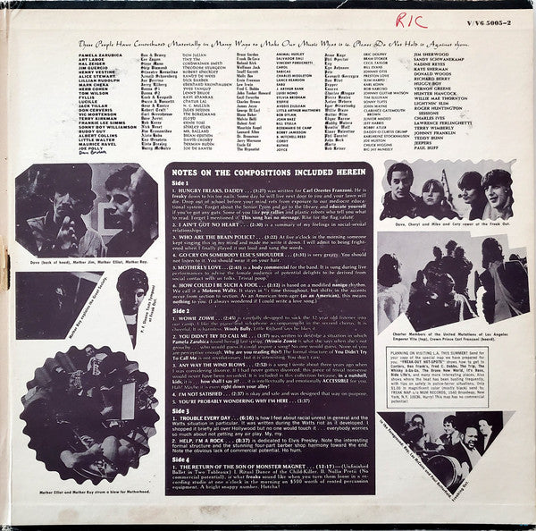 Mothers, The : Freak Out! (LP,Album,Stereo)