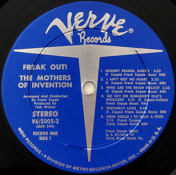 Mothers, The : Freak Out! (LP,Album,Stereo)