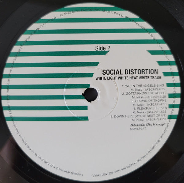 Social Distortion : White Light White Heat White Trash (LP,Album,Reissue,Repress)