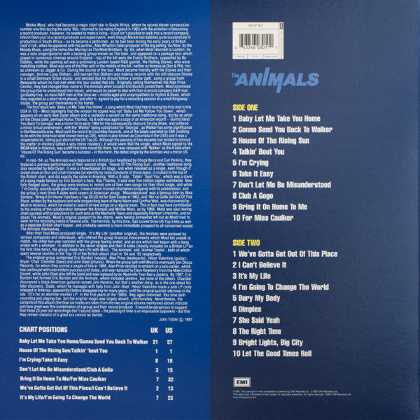 Animals, The : The Singles Plus (LP,Compilation,Reissue)