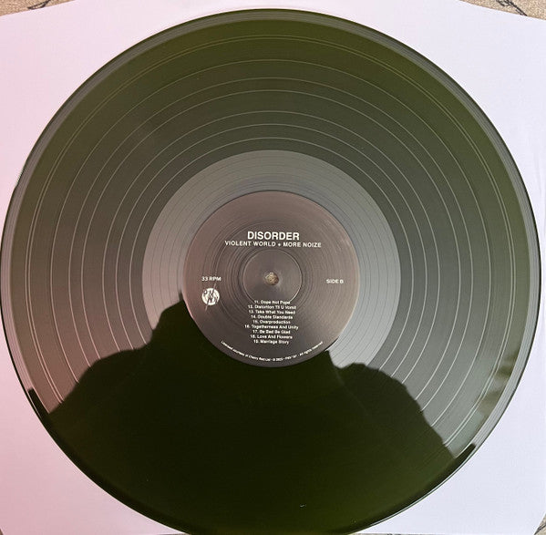 Disorder (3) : Violent World + More Noize E.P. (LP,Album,Reissue)