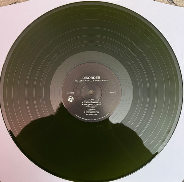 Disorder (3) : Violent World + More Noize E.P. (LP,Album,Reissue)
