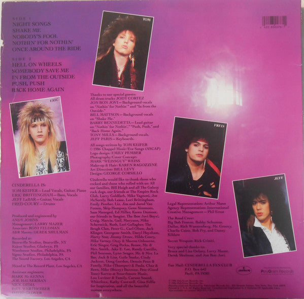Cinderella (3) : Night Songs (LP,Album)