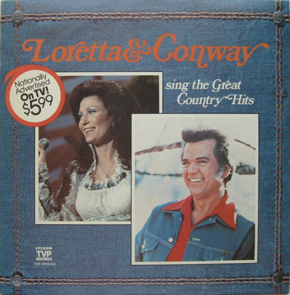 Conway Twitty & Loretta Lynn : Sing The Great Country Hits (LP,Compilation,Stereo)