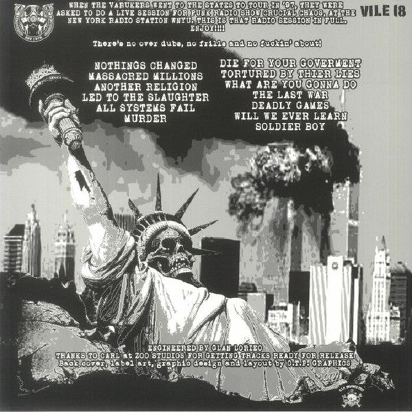 Varukers, The : Live On Crucial Chaos: New York U.S.A (LP)