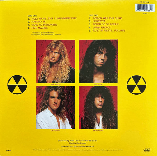 Megadeth : Rust In Peace (LP,Album,Reissue)