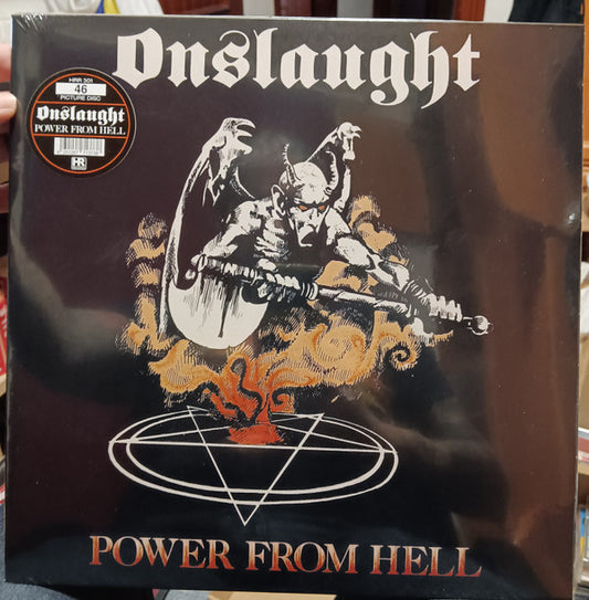 Onslaught (2) : Power From Hell (LP,Album,Limited Edition,Numbered,Picture Disc,Reissue)