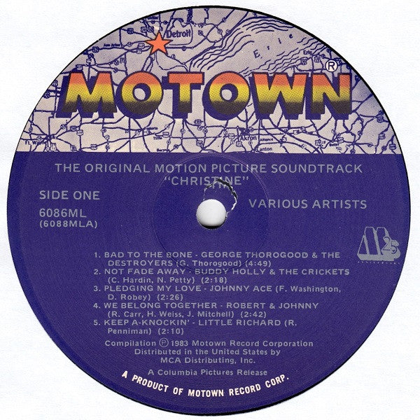 Various : Christine (Original Motion Picture Soundtrack) (LP,Compilation)