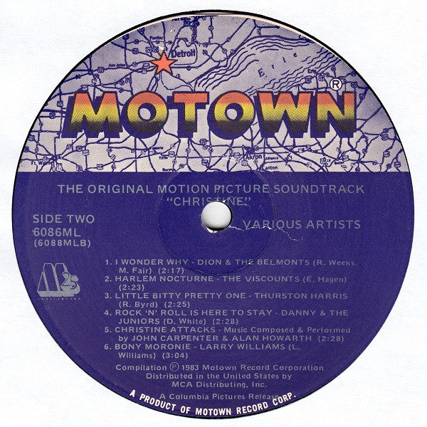 Various : Christine (Original Motion Picture Soundtrack) (LP,Compilation)