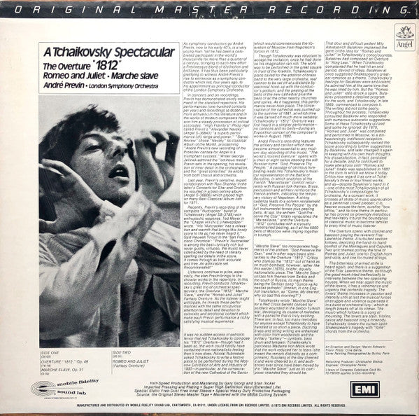 London Symphony Orchestra Conducted By André Previn : A Tchaikovsky Spectacular (LP,Album,Reissue,Stereo)