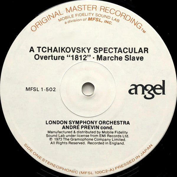 London Symphony Orchestra Conducted By André Previn : A Tchaikovsky Spectacular (LP,Album,Reissue,Stereo)