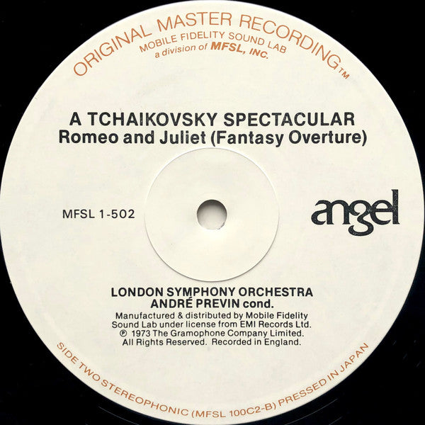 London Symphony Orchestra Conducted By André Previn : A Tchaikovsky Spectacular (LP,Album,Reissue,Stereo)