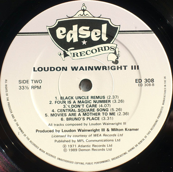 Loudon Wainwright III : Loudon Wainwright III (LP,Album)