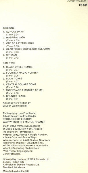 Loudon Wainwright III : Loudon Wainwright III (LP,Album)