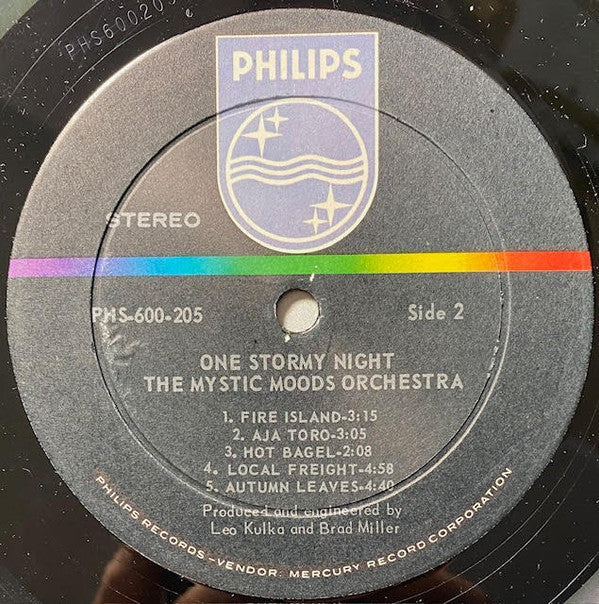 Mystic Moods Orchestra, The : One Stormy Night (LP,Album,Stereo)