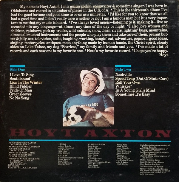 Hoyt Axton : Southbound (LP,Album)