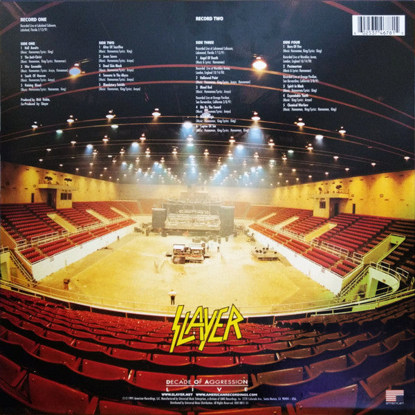 Slayer : Decade Of Aggression Live (LP,Album,Reissue)