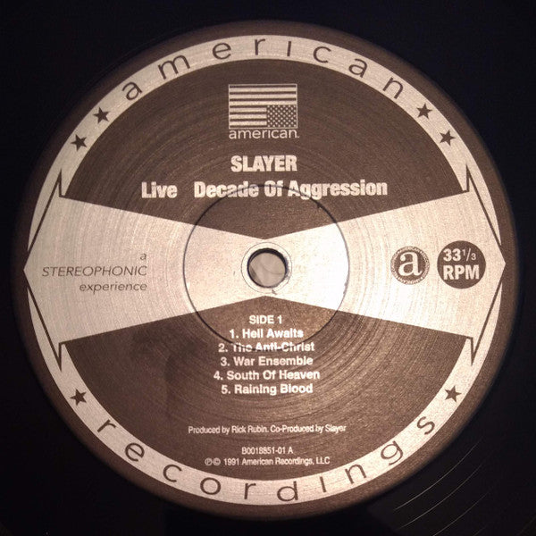 Slayer : Decade Of Aggression Live (LP,Album,Reissue)