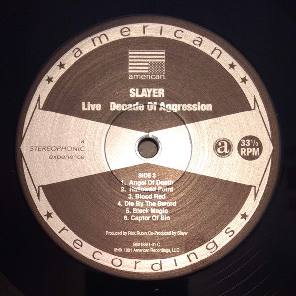 Slayer : Decade Of Aggression Live (LP,Album,Reissue)