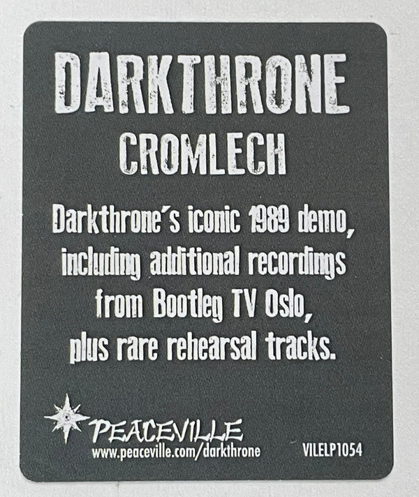 Darkthrone : Cromlech (LP,Compilation,Stereo)
