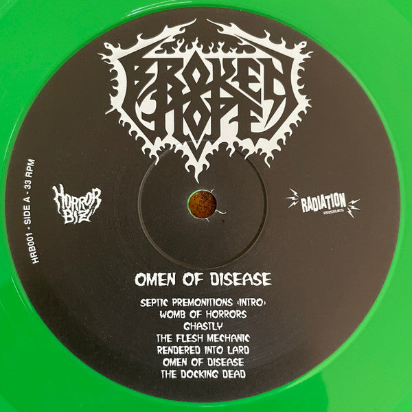 Broken Hope : Omen Of Disease (LP,Album,Limited Edition,Reissue)