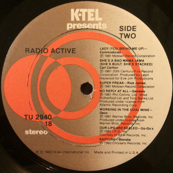 Various : Radio Active (LP,Compilation)