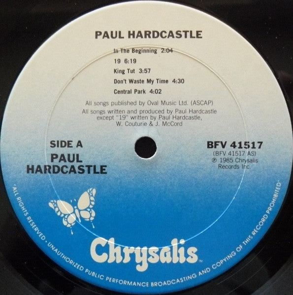 Paul Hardcastle : Paul Hardcastle (LP,Album)