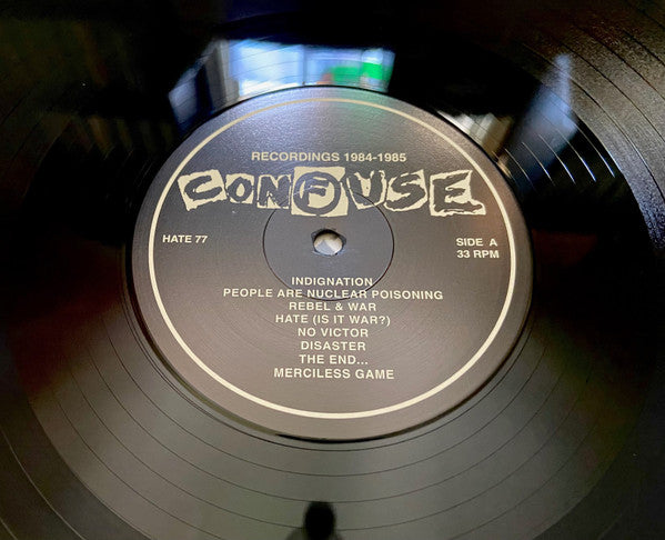 Confuse : Recordings 1984 - 1985 (LP,Compilation,Unofficial Release)