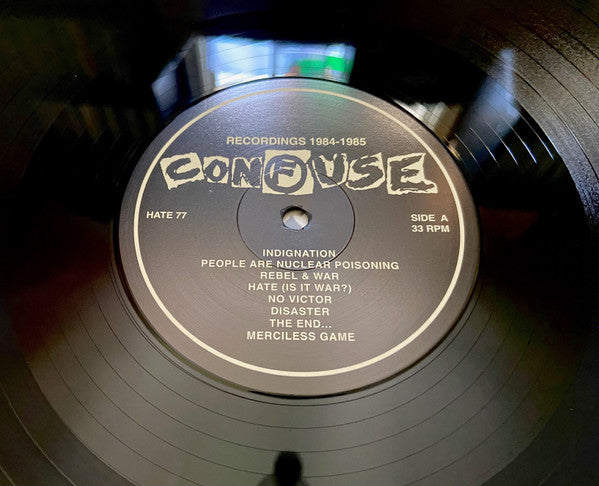 Confuse : Recordings 1984 - 1985 (LP,Compilation,Unofficial Release)