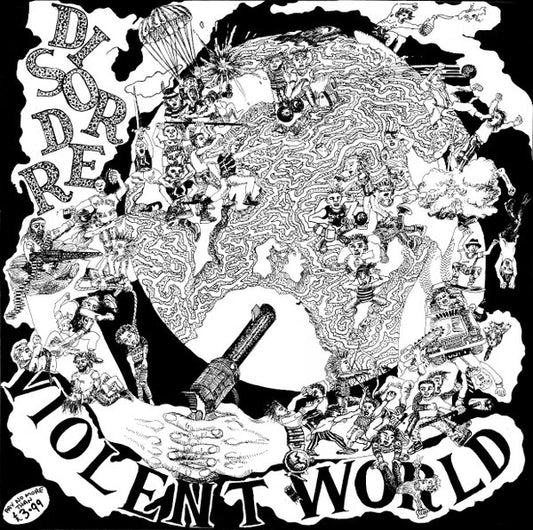 Disorder (3) : Violent World + More Noize E.P. (LP,Album,Reissue)