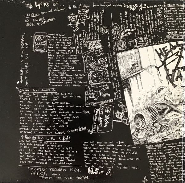 Disorder (3) : Violent World + More Noize E.P. (LP,Album,Reissue)