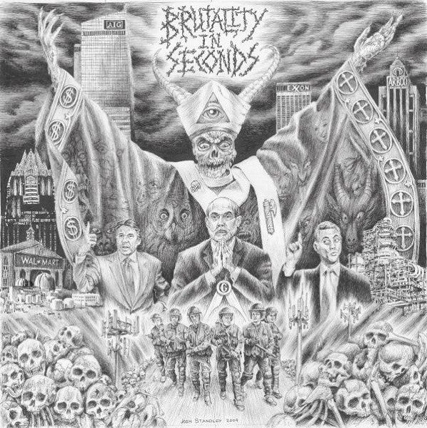 Various : Brutality In Seconds (LP,Compilation)