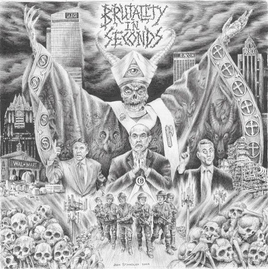 Various : Brutality In Seconds (LP,Compilation)