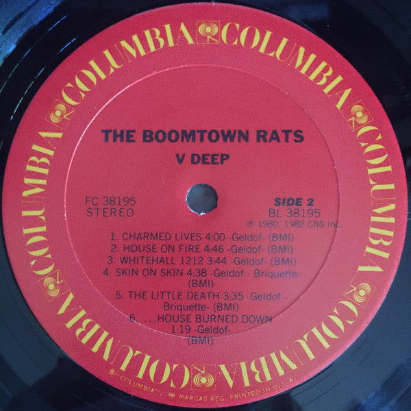 Boomtown Rats, The : V Deep (LP,Album,Stereo)