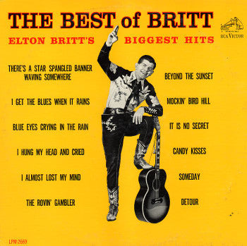 Elton Britt : The Best Of Britt (LP,Compilation,Mono)