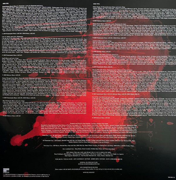 Slayer : World Painted Blood (LP,Album,Reissue)