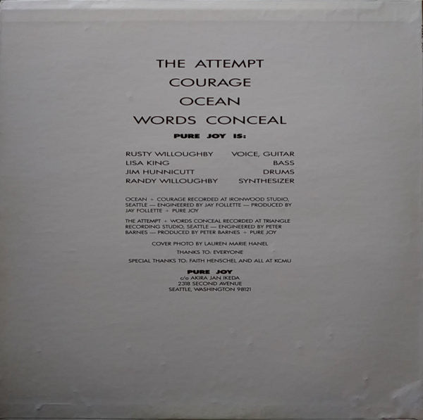 Pure Joy (2) : Pure Joy (12",EP,45 RPM)