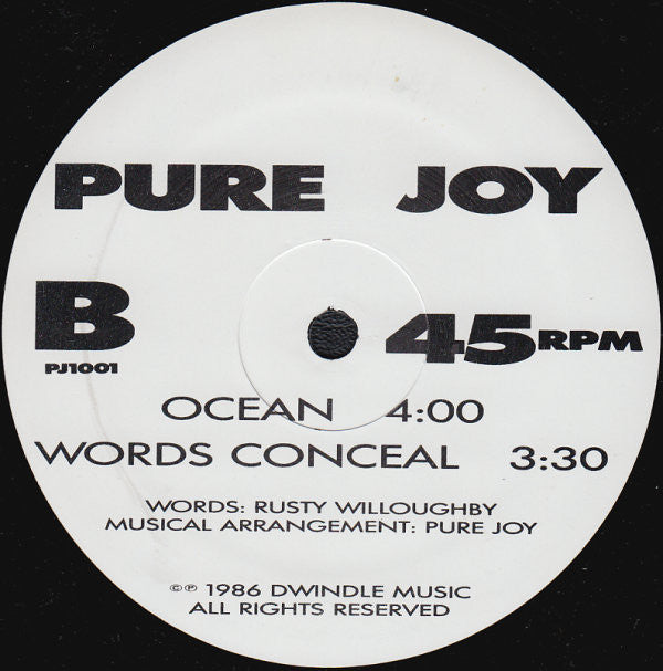 Pure Joy (2) : Pure Joy (12",EP,45 RPM)