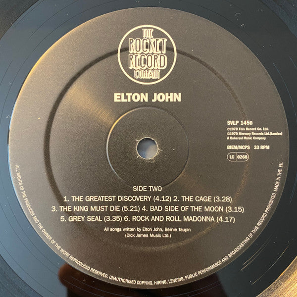 Elton John : Elton John (LP,Album,Reissue)