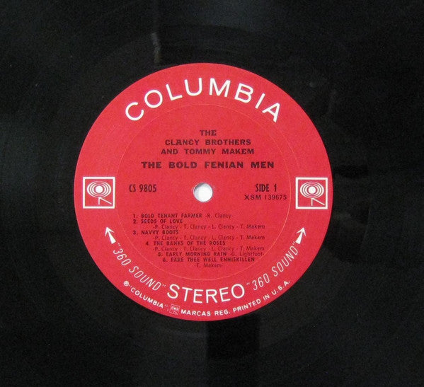 Clancy Brothers & Tommy Makem, The : The Bold Fenian Men (LP,Album)