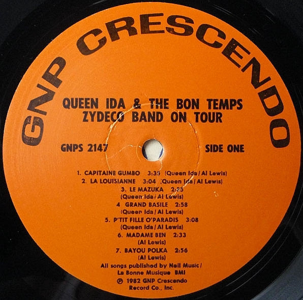 Queen Ida And The Bon Temps Zydeco Band : On Tour (LP)