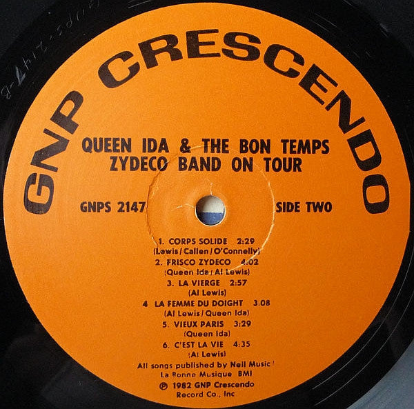 Queen Ida And The Bon Temps Zydeco Band : On Tour (LP)
