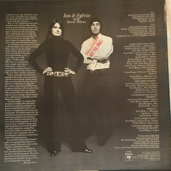 Ian & Sylvia : Ian & Sylvia (LP,Album)