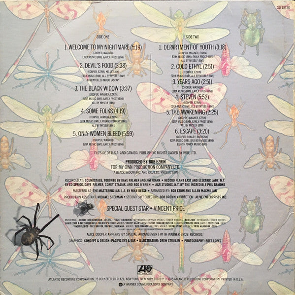 Alice Cooper (2) : Welcome To My Nightmare (LP,Album)