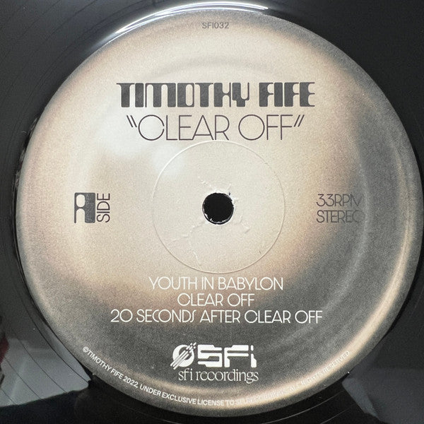 Timothy Fife : Clear Off (LP,Album,Limited Edition,Numbered,Stereo)