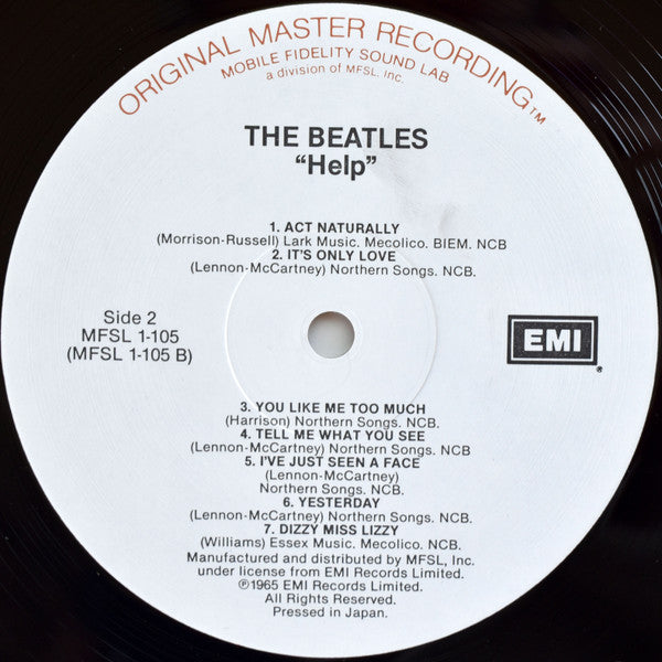 Beatles, The : Help! (LP,Album,Limited Edition,Reissue,Remastered,Stereo)